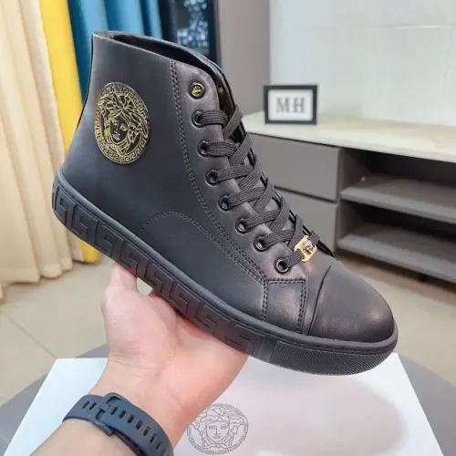 Replica Versace High Tops Shoes For Men #1408410 $80.00 USD for Wholesale
