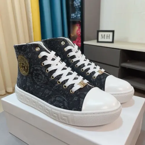 Cheap Versace High Tops Shoes For Men #1408412, $$80.00 USD On Versace High Tops Shoes