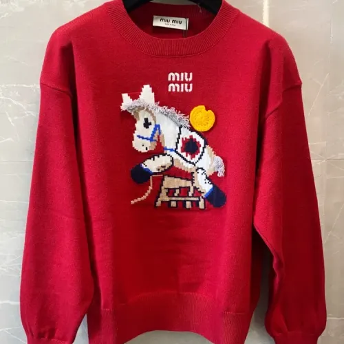Cheap MIU MIU Sweaters Long Sleeved For Women #1408444, $$102.00 USD On MIU MIU Sweaters