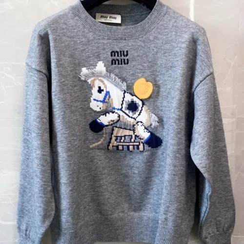 Cheap MIU MIU Sweaters Long Sleeved For Women #1408445, $$102.00 USD On MIU MIU Sweaters