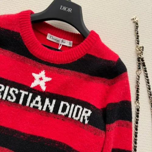 Replica Christian Dior Sweaters Long Sleeved For Women #1408489 $105.00 USD for Wholesale