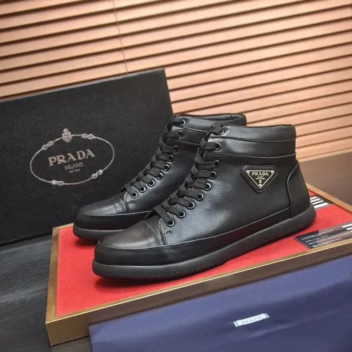 Cheap Prada High Top Shoes For Men #1408515, $$92.00 USD On Prada High Top Shoes