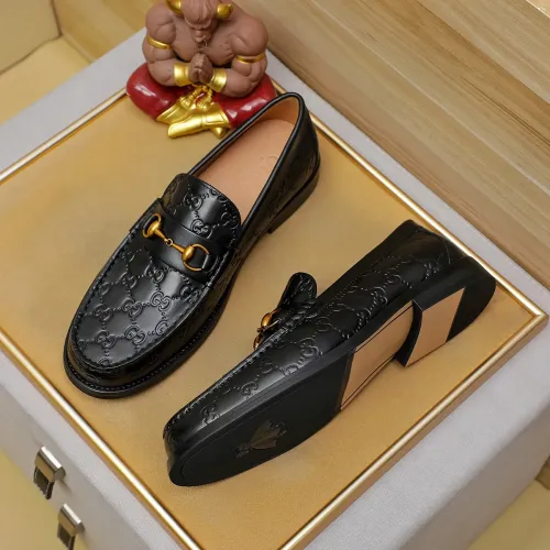 Replica Gucci Oxfords Shoes For Men #1408580 $85.00 USD for Wholesale