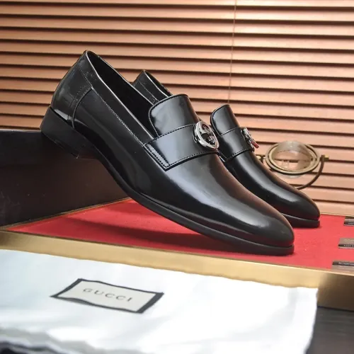 Replica Gucci Oxfords Shoes For Men #1408584 $98.00 USD for Wholesale