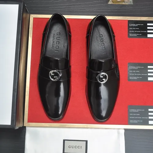 Replica Gucci Oxfords Shoes For Men #1408584 $98.00 USD for Wholesale