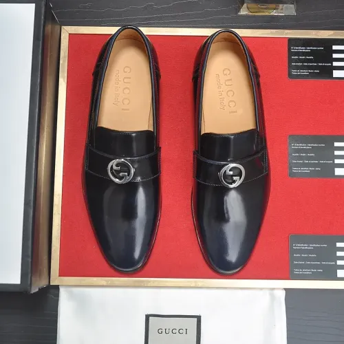 Replica Gucci Oxfords Shoes For Men #1408585 $98.00 USD for Wholesale