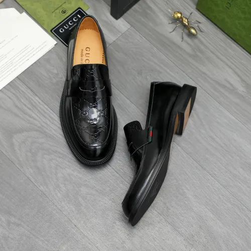 Replica Gucci Oxfords Shoes For Men #1408589 $98.00 USD for Wholesale