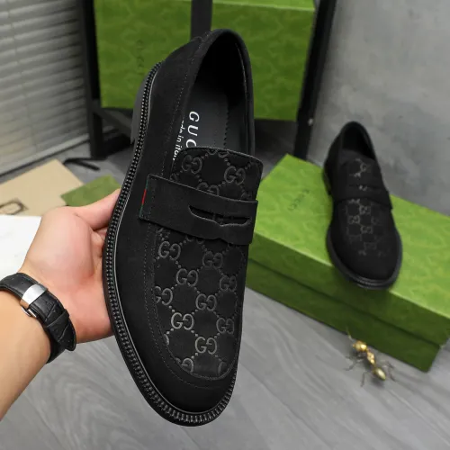Replica Gucci Oxfords Shoes For Men #1408590 $98.00 USD for Wholesale