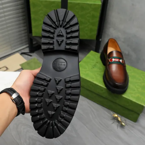 Replica Gucci Oxfords Shoes For Men #1408591 $102.00 USD for Wholesale