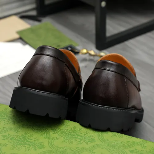 Replica Gucci Oxfords Shoes For Men #1408591 $102.00 USD for Wholesale