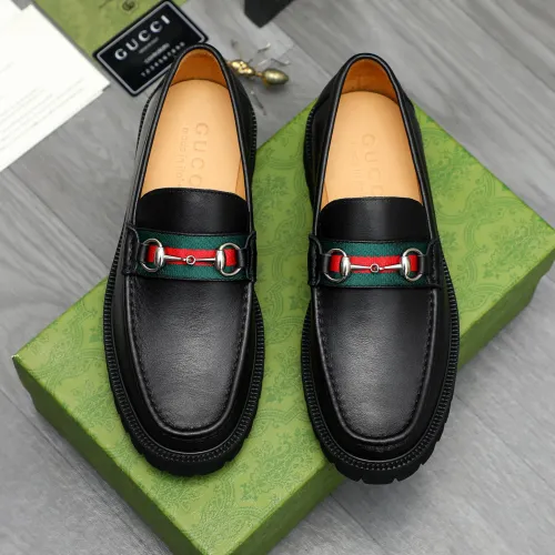 Replica Gucci Oxfords Shoes For Men #1408594 $102.00 USD for Wholesale