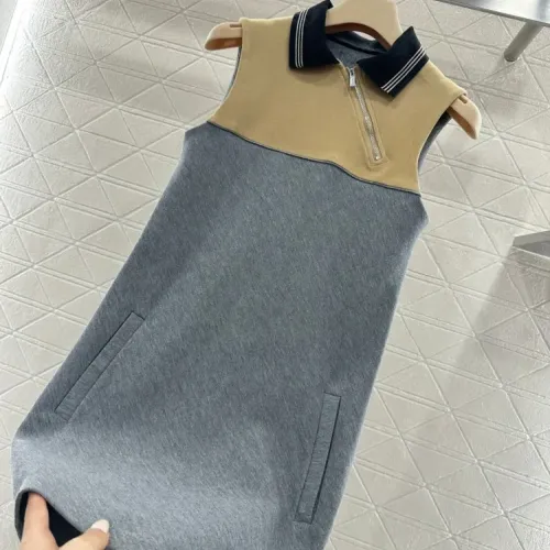 Replica MIU MIU Dresses Sleeveless For Women #1408595 $64.00 USD for Wholesale