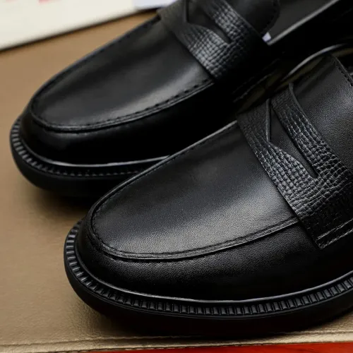 Replica Salvatore Ferragamo Leather Shoes For Men #1408696 $88.00 USD for Wholesale
