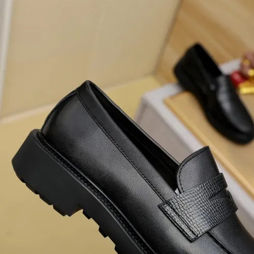 Replica Salvatore Ferragamo Leather Shoes For Men #1408696 $88.00 USD for Wholesale