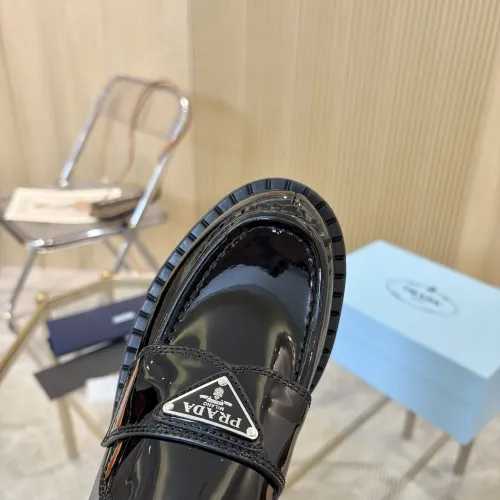 Replica Prada Leather Shoes For Men #1408704 $105.00 USD for Wholesale