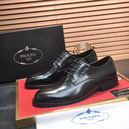 Cheap Prada Leather Shoes For Men #1408719, $$98.00 USD On Prada Leather Shoes