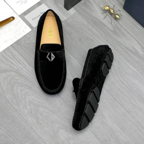 Replica Christian Dior Leather Shoes For Men #1408726 $82.00 USD for Wholesale