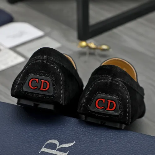 Replica Christian Dior Leather Shoes For Men #1408726 $82.00 USD for Wholesale