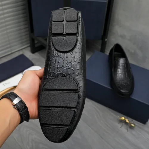 Replica Christian Dior Leather Shoes For Men #1408727 $82.00 USD for Wholesale