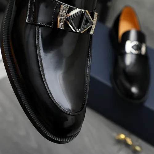 Replica Christian Dior Leather Shoes For Men #1408733 $92.00 USD for Wholesale