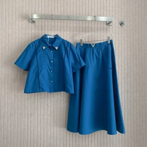 Cheap Valentino Tracksuits Short Sleeved For Women #1408743, $$88.00 USD On Valentino Tracksuits