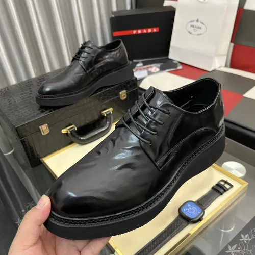 Cheap Prada Leather Shoes For Men #1408757, $$115.00 USD On Prada Leather Shoes