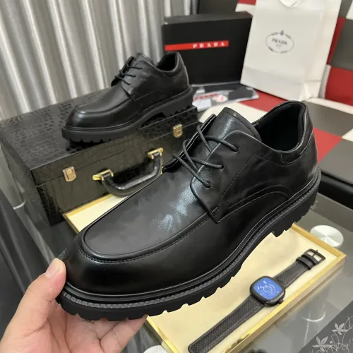 Cheap Prada Leather Shoes For Men #1408763, $$115.00 USD On Prada Leather Shoes