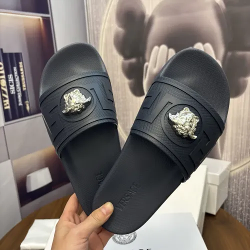 Replica Versace Slippers For Men #1408793 $48.00 USD for Wholesale