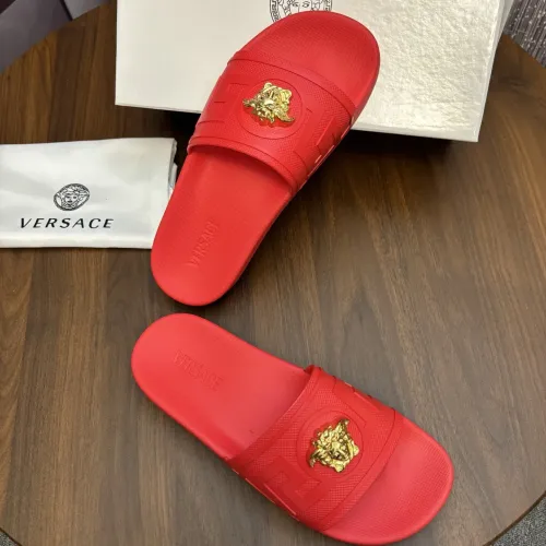 Replica Versace Slippers For Men #1408799 $48.00 USD for Wholesale