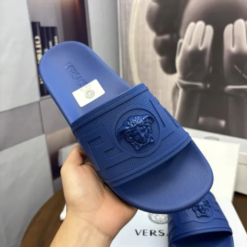 Replica Versace Slippers For Men #1408809 $48.00 USD for Wholesale