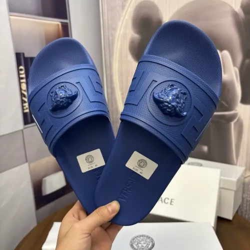 Replica Versace Slippers For Men #1408809 $48.00 USD for Wholesale