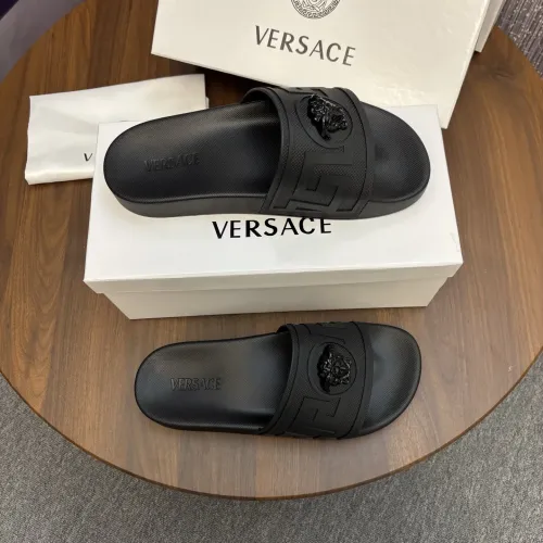 Replica Versace Slippers For Men #1408810 $48.00 USD for Wholesale