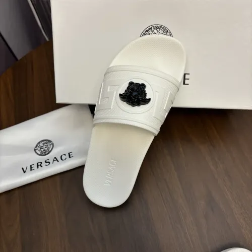 Replica Versace Slippers For Men #1408827 $48.00 USD for Wholesale