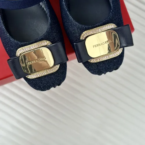Replica Salvatore Ferragamo Flat Shoes For Women #1408913 $102.00 USD for Wholesale