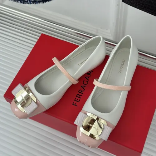 Cheap Salvatore Ferragamo Flat Shoes For Women #1408916, $$105.00 USD On Salvatore Ferragamo Flat Shoes