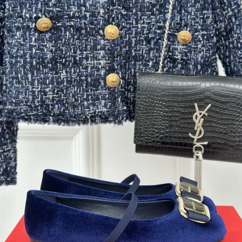 Replica Salvatore Ferragamo Flat Shoes For Women #1408918 $105.00 USD for Wholesale