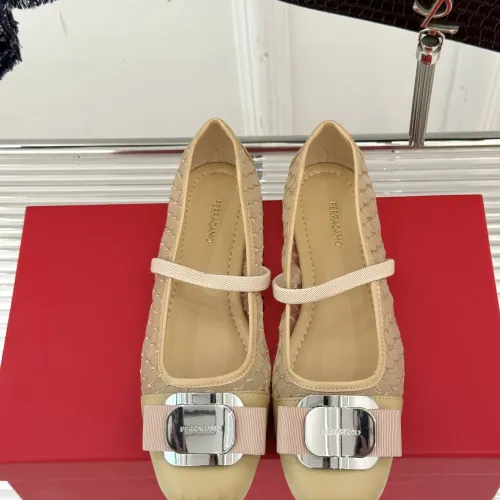 Replica Salvatore Ferragamo Flat Shoes For Women #1408921 $108.00 USD for Wholesale