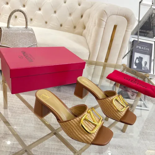 Replica Valentino Slippers For Women #1409017 $85.00 USD for Wholesale
