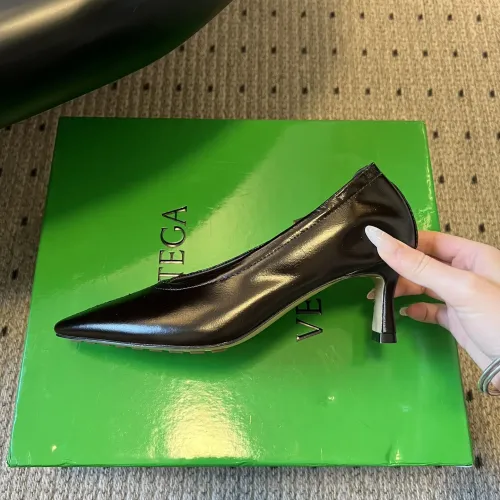 Replica Bottega Veneta BV High-heeled Shoes For Women #1409090 $122.00 USD for Wholesale
