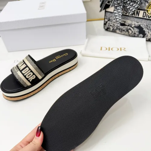 Replica Christian Dior Slippers For Women #1409176 $85.00 USD for Wholesale