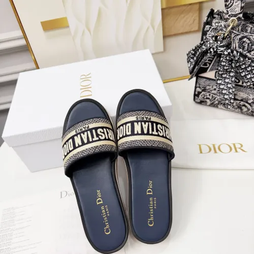 Replica Christian Dior Slippers For Women #1409177 $85.00 USD for Wholesale