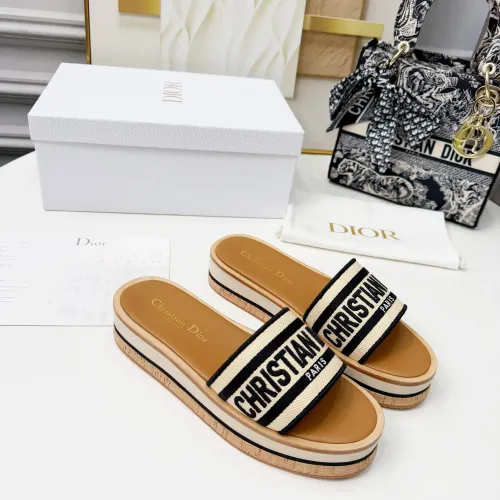 Replica Christian Dior Slippers For Women #1409179 $85.00 USD for Wholesale