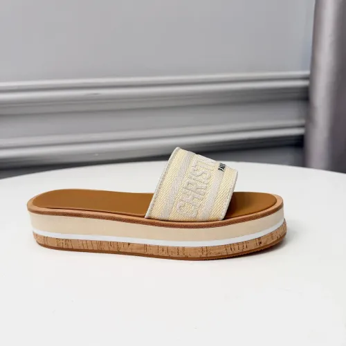 Replica Christian Dior Slippers For Women #1409180 $85.00 USD for Wholesale