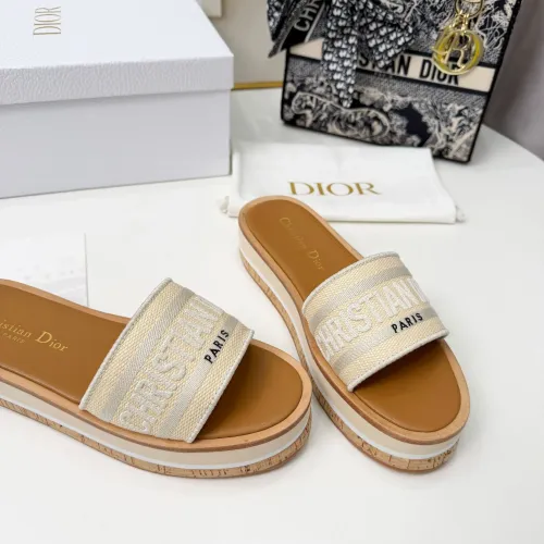 Replica Christian Dior Slippers For Women #1409180 $85.00 USD for Wholesale