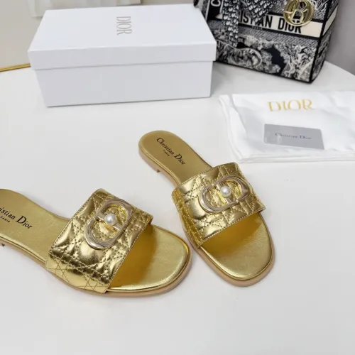 Replica Christian Dior Slippers For Women #1409182 $82.00 USD for Wholesale