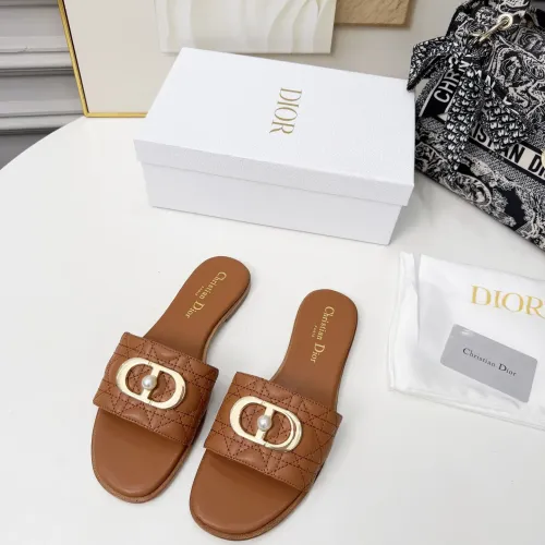 Replica Christian Dior Slippers For Women #1409185 $82.00 USD for Wholesale