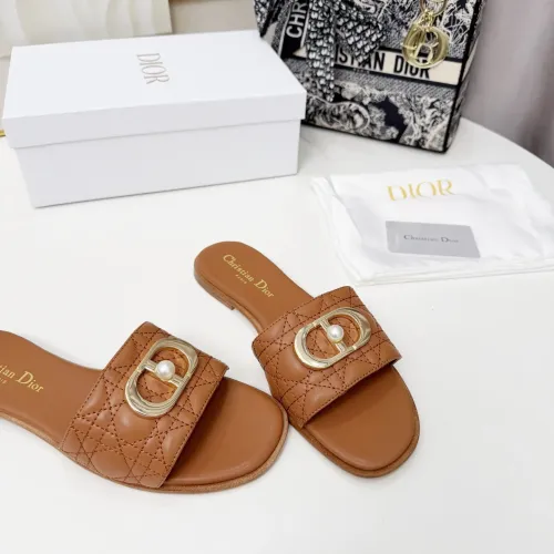 Replica Christian Dior Slippers For Women #1409185 $82.00 USD for Wholesale
