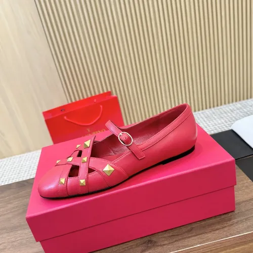 Replica Valentino Flat Shoes For Women #1409209 $105.00 USD for Wholesale