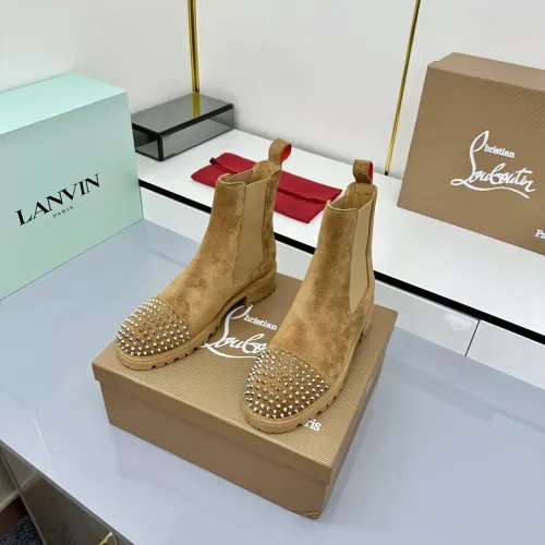 Replica Christian Louboutin Boots For Women #1409218 $128.00 USD for Wholesale