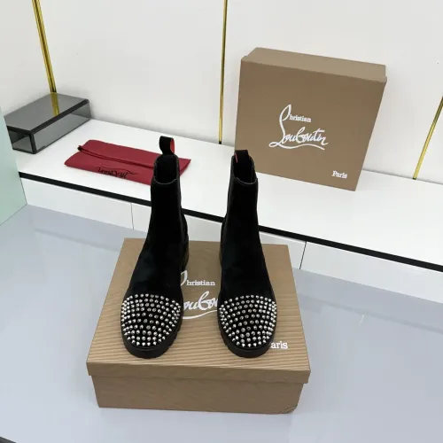Replica Christian Louboutin Boots For Women #1409219 $128.00 USD for Wholesale